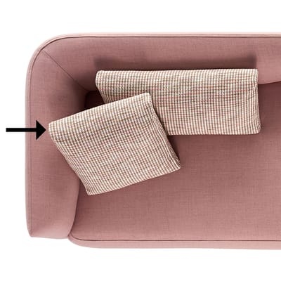 Kissen Cosy textil rosa bunt / 50 x 50 - MDF Italia rosa en textil