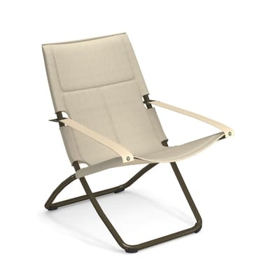 Snooze Cosy Liege / Maschengewebe Zusammenklappbar - 2 Positionen - Emu beige en textil