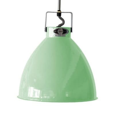 Augustin Pendelleuchte Small / Ø 16 cm - Jieldé grün en metall