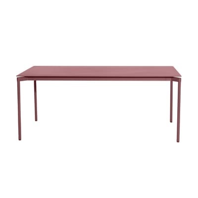 Fromme rechteckiger Tisch / Aluminium - 180 x 90 cm - Petite Friture rot en metall
