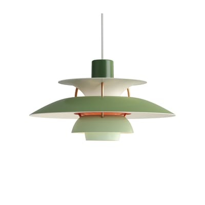 Louis Poulsen PH 5 Mini Pendelleuchte hues of green