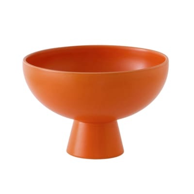 Strøm Large Schale / Ø 22 cm - Céramique / Fait main - raawii orange en keramik