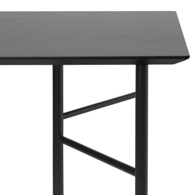 Ferm Living-Mingle Tischplatte 65x135cm, Eiche/Schwarz