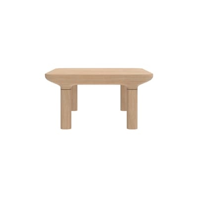 Couchtisch Camille holz natur Holz - 62 x 50 x H 29,5 cm - Hartô holz natur en holz