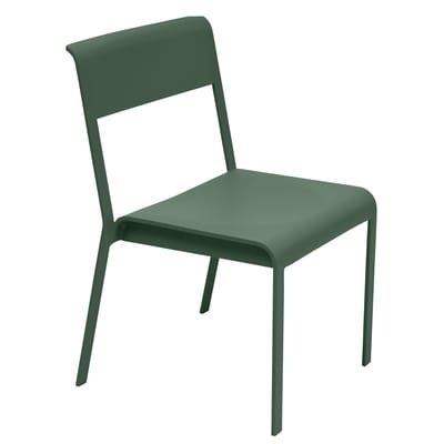 Bellevie Stapelbarer Stuhl / Metall - Fermob grün en metall