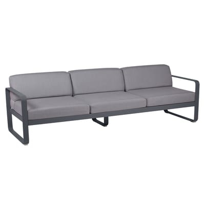 Bellevie Sofa 3-Sitzer / L 235 cm - Bezug grau - Fermob grau en metall
