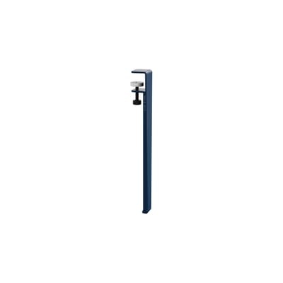 Fuß aus Stahl mit Klammersystem / H 43 cm - Um Couchtische & Bänke zu gestalten - TipToe blau en metall