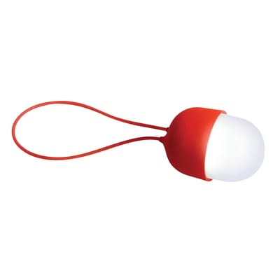 Clover Lampe ohne Kabel / tragbare LED-Lampe - Lexon rot en plastikmaterial