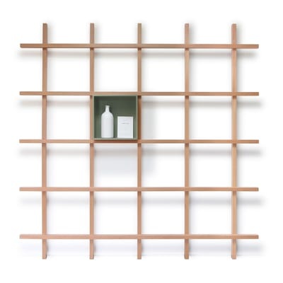 Spind / Für Mike-Bücherregal - Compagnie grün en holz