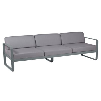 Bellevie Sofa 3-Sitzer / L 235 cm - Bezug grau - Fermob grau en metall/textil