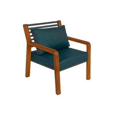 Gepolsterter Sessel Somerset textil holz grau - Fermob grau en textil