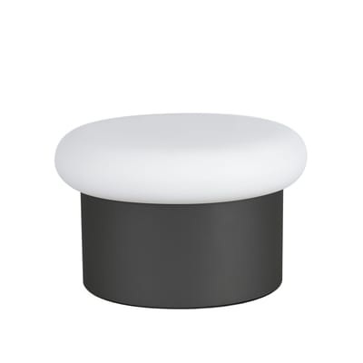 Colonna Tischleuchte / Glas & Stahl Ø 25 x H 15 cm - ENOstudio weiß/schwarz en metall/glas