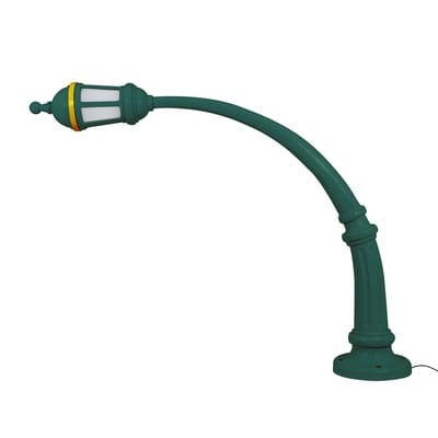 Street Lamp Outdoor Stehleuchte / Kunstharz - L 242 x H 190 cm - Seletti grün en plastikmaterial
