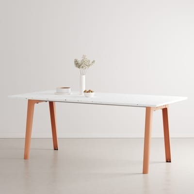 New Modern rechteckiger Tisch / 190 x 95 cm - Plastique recyclé / 8 à 10 personnes - TIPTOE rosa en plastikmaterial