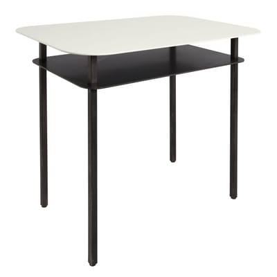 Kara Beistelltisch / Nachttisch - 60 x 44 cm - Maison Sarah Lavoine schwarz/beige en metall