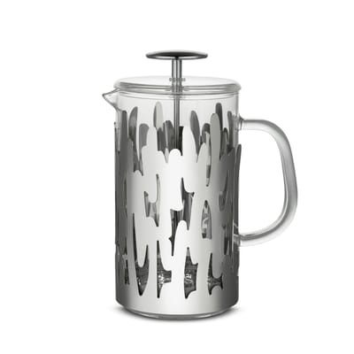 Barkoffee Druckkolben-Kaffeemaschine / 8 Tassen - Für Kaffee, Tee, Kräutertee - Alessi metall en metall/glas