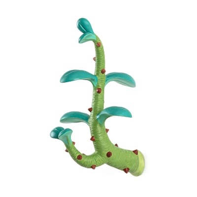 Sprout Large Wandhaken / H 29 cm - Kunstharz - Seletti bunt/grün en plastikmaterial