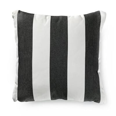 Fish & Fish Outdoor-Kissen / 50 x 50 cm - Serax weiß/schwarz en textil