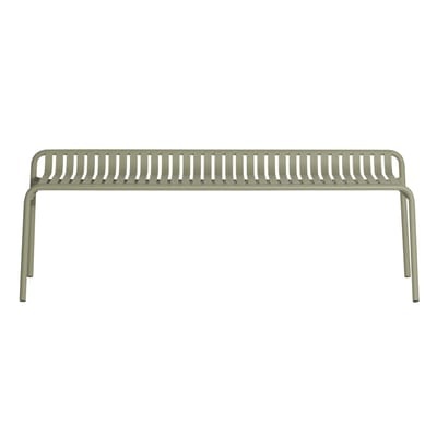 Week-End Bank / Aluminium - L 158 cm - Petite Friture grün en metall