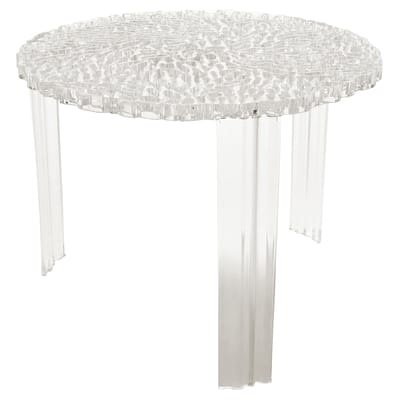 Kartell-T-Table Seitentisch II, Kristall