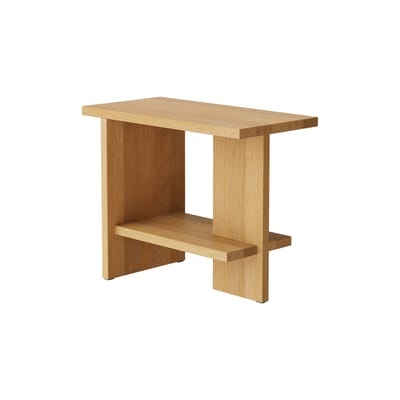 Beistelltisch Tee holz natur / 60 x 30 x H 47,5 cm - NINE holz natur en holz