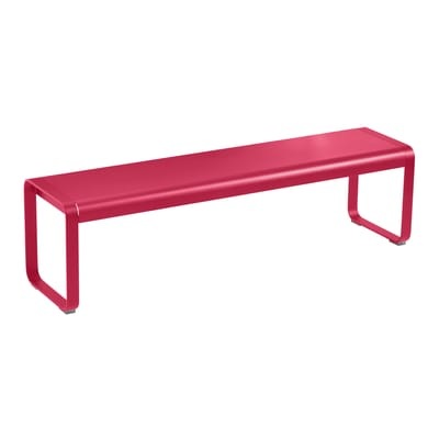 Bellevie Bank L 161 cm / für 4 Personen - Metall - Fermob rosa en metall