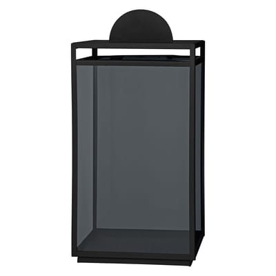 Turris Windlicht / H 47,5 cm - AYTM schwarz en metall/glas