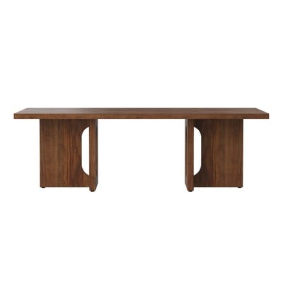 Androgyne Lounge Wood Couchtisch / 120 x 45 x H 37,8 cm - Unterteil Holz - Menu holz natur en holz