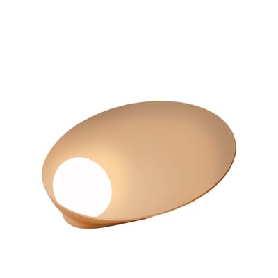 Musa Lampe ohne Kabel / wiederaufladbar - Ø 26 cm - Vibia rosa en metall/glas