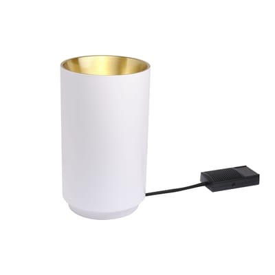 Tobo Bodenleuchte / Ø 14 x H 24 cm - DCW éditions weiß en metall