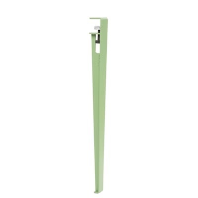Fuß aus Stahl mit Klammersystem / H 75 cm - Um Tische & Schreibtische zu gestalten - TipToe grün en metall