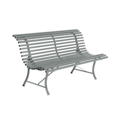 Louisiane Bank mit Rückenlehne / L 150 cm - Metall - Fermob en