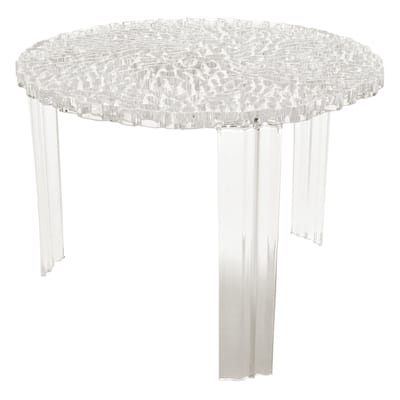 Kartell-T-Table Seitentisch, Kristall