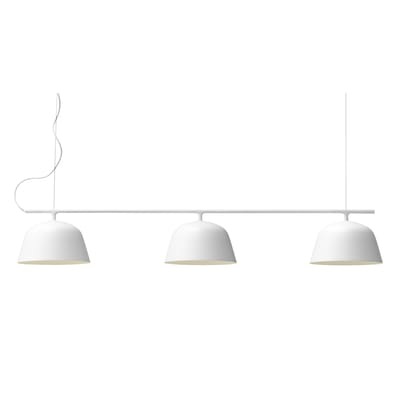 Ambit Rail Pendelleuchte / L 126 cm - Muuto weiß en metall