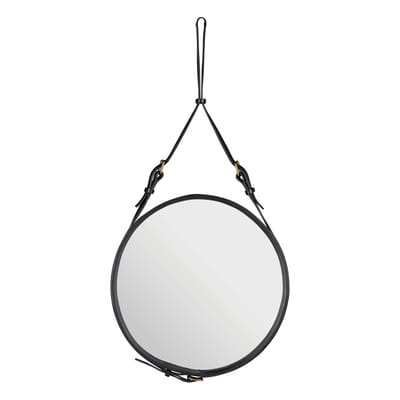 Gubi-Adnet Spiegel rund 58cm, Schwarz