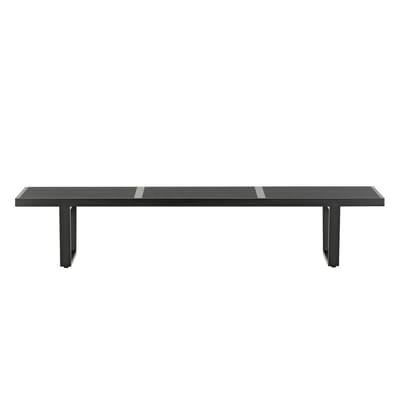 Nelson Bench Bank / L 184 cm - By George Nelson, 1946 - Vitra schwarz en holz