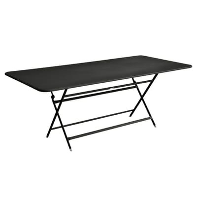 Caractère Klapptisch / 90 x 190 cm - für 8-10 Personen - Fermob schwarz en metall