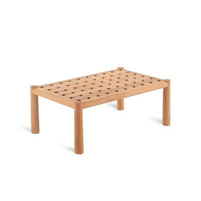 Pevero Couchtisch / 80 x 50 cm - Teakholz - Unopiu holz natur en holz