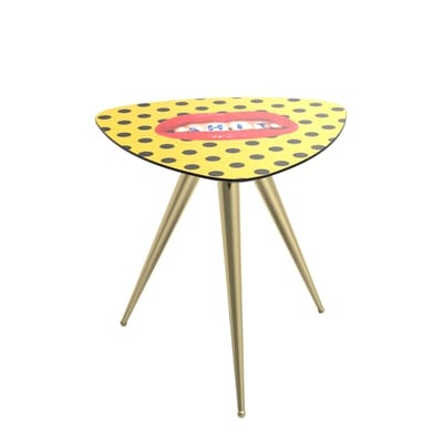 Toiletpaper - Shit Beistelltisch / 57 x 57 x H 48 cm - Seletti bunt en holz