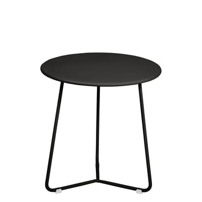 Cocotte Beistelltisch / Hocker - Ø 34 cm x H 36 cm - Fermob schwarz en metall