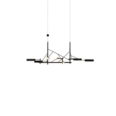 Tinkering Small Pendelleuchte / LED - 83 x 41 cm - Metall - Moooi schwarz en metall