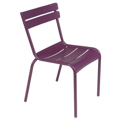 Luxembourg Stapelbarer Stuhl - Fermob violett en metall