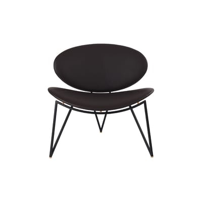 Semper Lounge Sessel / Leder - AYTM braun en leder