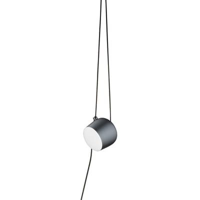 AIM LED Lampe / Zum Aufhängen - Netzanschluss / Ø 24 cm - Flos blau en metall