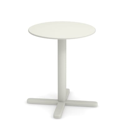 Darwin Klapptisch / Ø 60 cm - Emu weiß en metall