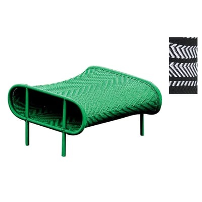 Shadowy - Sunny Sitzkissen - Moroso weiß/schwarz en plastikmaterial