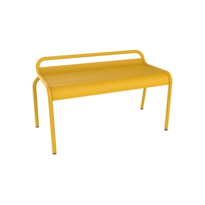Luxembourg Stapelbare Bank / Kompakt - 2-Sitzer / L 90 cm - Fermob gelb en metall