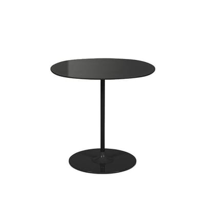 Thierry Beistelltisch / 45 x 45 x H 45 cm - Glas - Kartell schwarz en glas