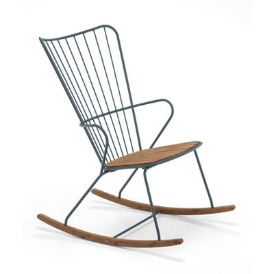 Houe - Gartenschaukelstuhl PAON - dunkelgrün - Holz - 59cm