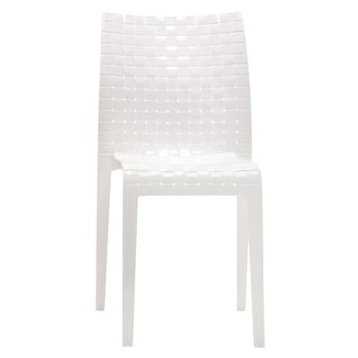 Stapelbarer Stuhl Ami Ami plastikmaterial weiß - Kartell weiß en plastikmaterial